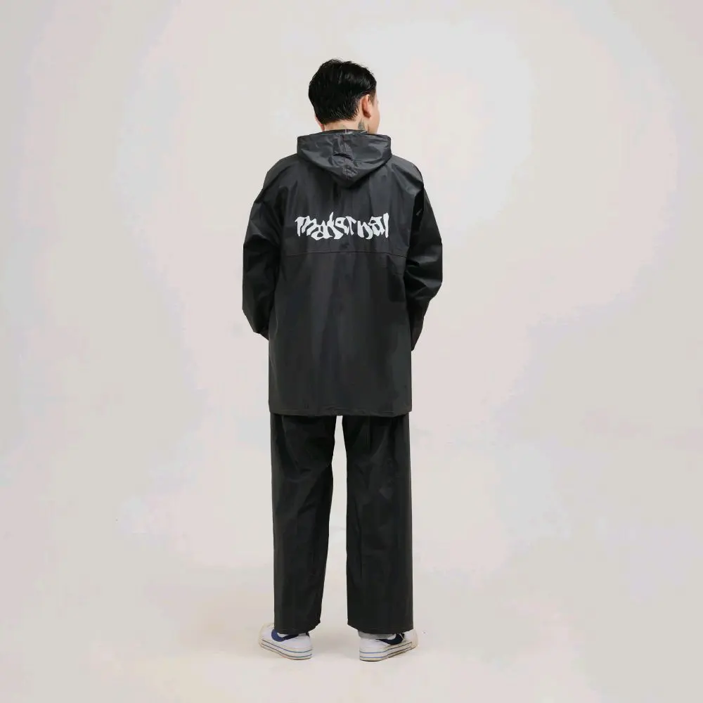 JAS HUJAN MATERNAL DISASTER - Jas Hujan Raincoat Setelan Bahan Pvc Tebal Elastis Anti Rembes