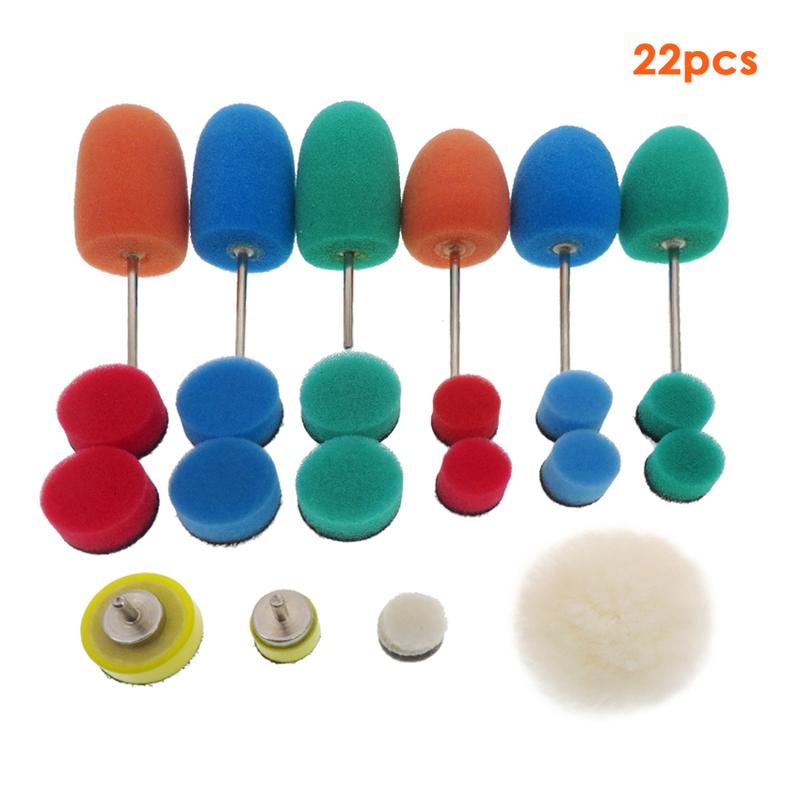 Product Introduction of 22 Mini Polishing Pads Detail Polishing Pad for Detailing Rotary Polishing Tool Cordless Drill Buffing Polishing Pad 3