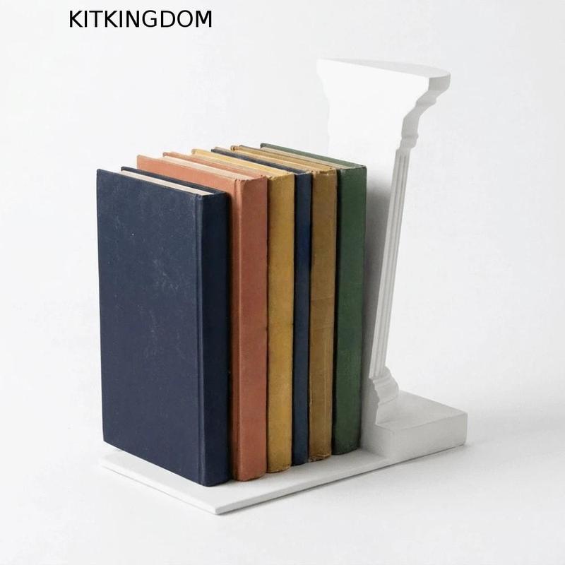 KITKINGDOM 1 cặp Sáng tạo Hình chữ L Giá đỡ hình cột La Mã Ổn định Nghệ thuật…