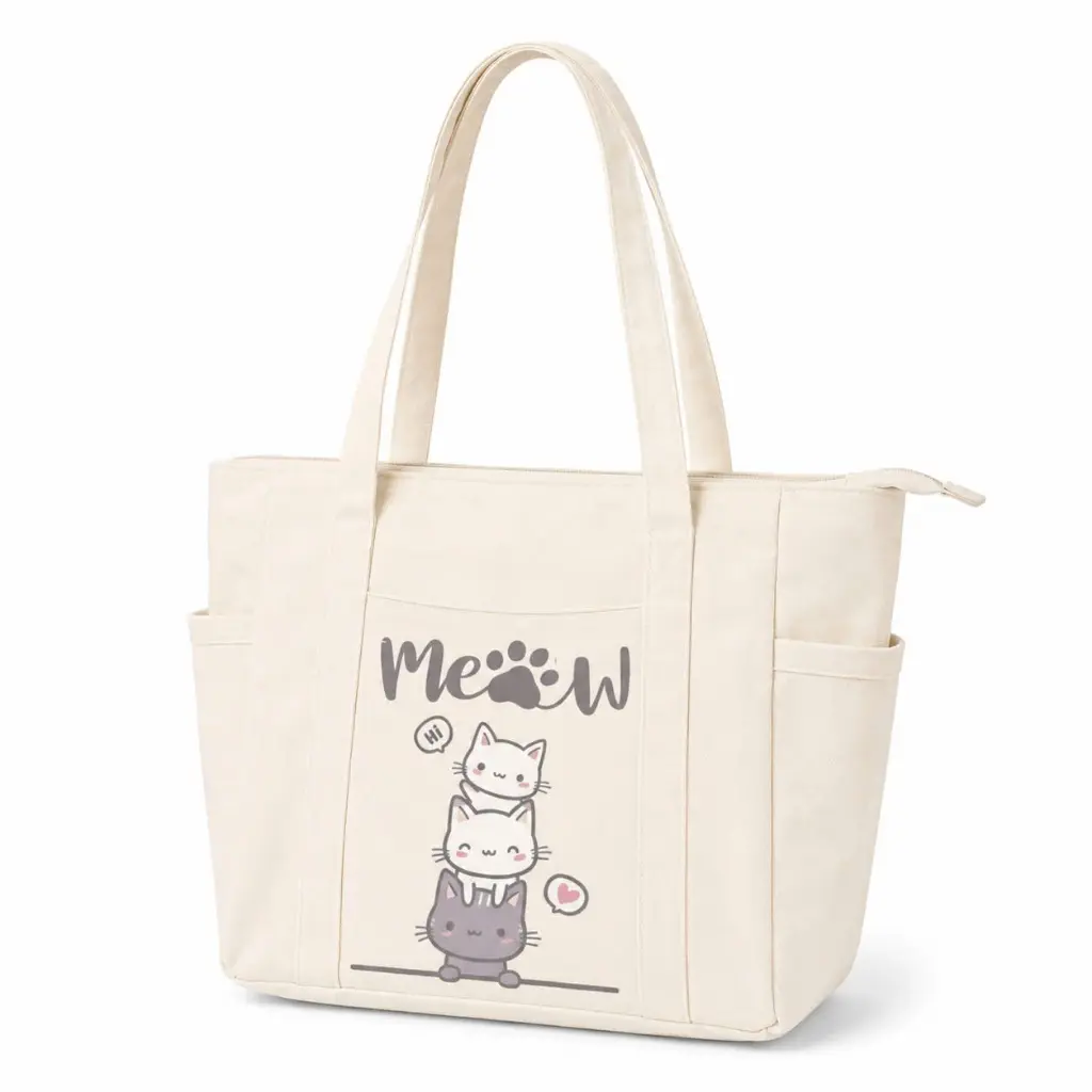 Túi Vải Canvas Túi ToTe 4 Ngăn Kiểu Dáng Cute Đi Chơi, Mua Sắm Kích thước 40cm x 30cm Loại Có Khóa kéo, Chất Vải Dầy Dặn | BigBuy360 - bigbuy360.vn Túi Vải Canvas Túi ToTe 4 Ngăn Kiểu Dáng Cute Đi Chơi, Mua Sắm Kích thước 40cm x 30cm Loại Có Khóa kéo, Chất Vải Dầy Dặn | BigBuy360 - bigbuy360.vn