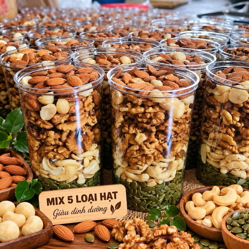 500GRAM MIX 5 LOẠI HẠT – ĂN NGON TIỆN DÙNG MỖI NGÀY