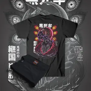 Kaos Anime Kimetsu No Yaiba Kokushibo Cotton Combed 24s