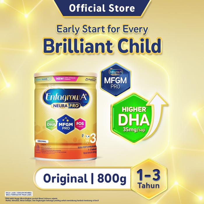 Gambar Enfagrow A+ 3 Susu Formula Anak 1 - 3 Tahun Original Plain 800 gr dari Enfagrow Essential Official Store Kab. Tangerang Tokopedia