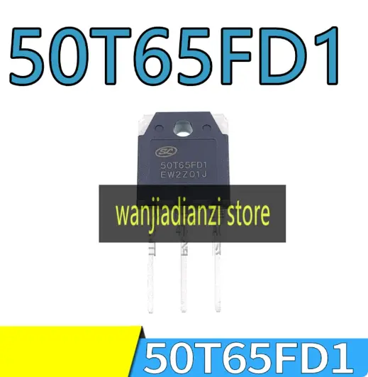 Máy hàn, IGBT Transistor, SGT50T65FD1, 50A, 650V, TO-3P, 50T65FD1