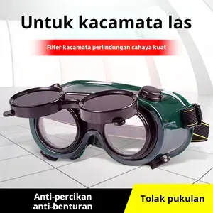 Lensa mata penyelesaian memakai kacamata perlindungan penyelesaian terbakar untuk penyelesaian, anti kuat tempat konstruksi cahaya perlindungan pekerjaan menjilat kacamata listrik
