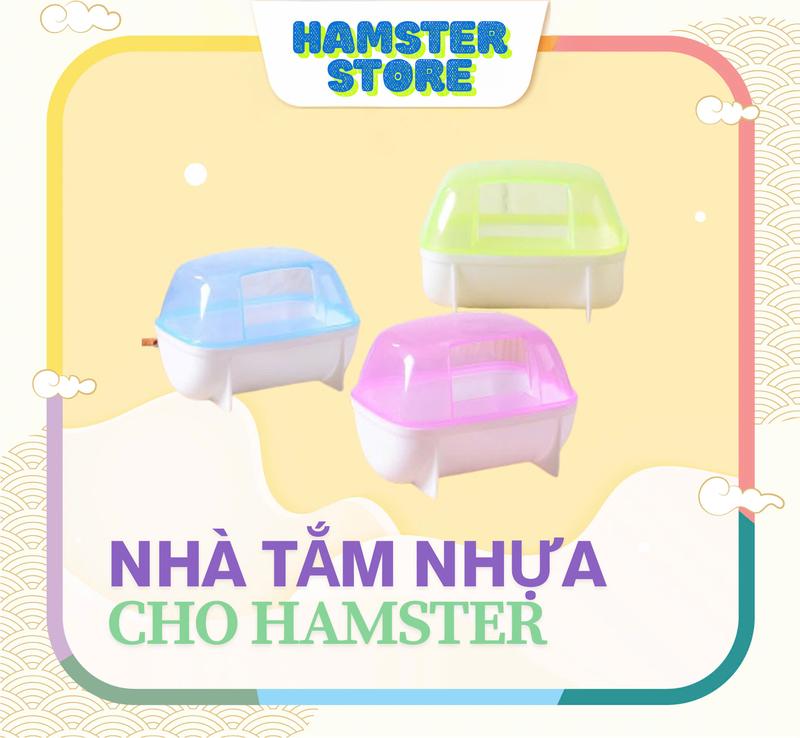  Nhà Tắm Nhựa Cho Hamster Có Nắp – Bồn Cát Tắm Giá Rẻ Gọn Nhẹ Dễ Vệ Sinh 