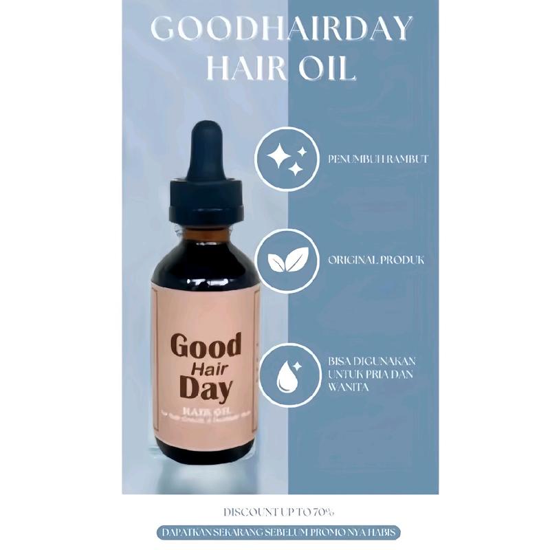 VIRAL!! GOOD HAIR DAY Hair Tonic & Hair Oil Asli Original Penumbuh Rambut Rontok Kering 5