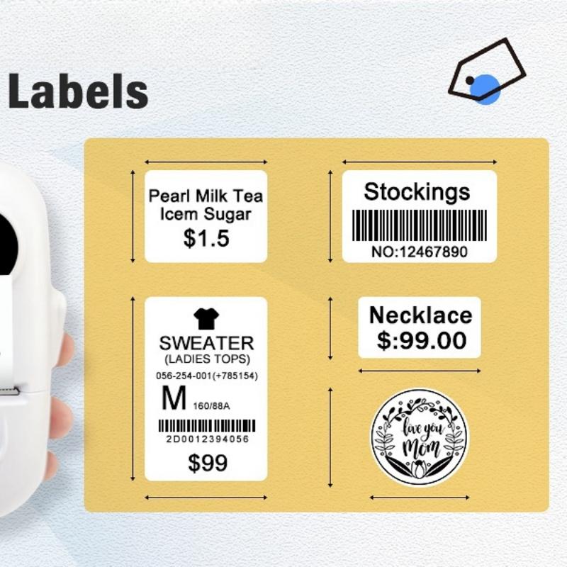 Product Introduction of Marklife P50 Thermal Cabel Roll Paper Label Insert Roll Paper Stickers Multifunction Bluetooth Ink-free Label Maker Useful Cable Paper 7