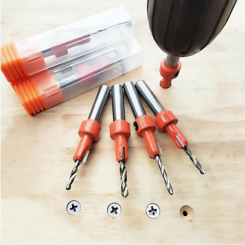 Mũi Khoan Âm Vít Gỗ 2 Tầng HSS4341 | Thép Hợp Kim Cao Cấp | Lắp Máy Khoan Kẹp