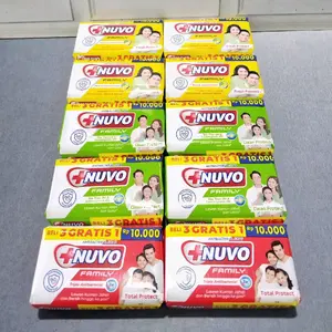 10 Pcs Sabun batang NUVO kemasan 72 gram