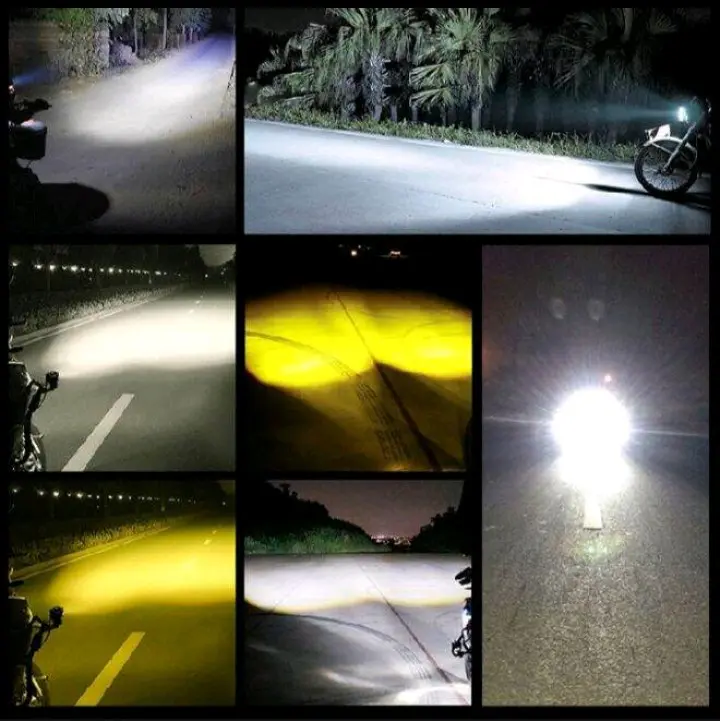 Lampu Tembak Laser Led Mini 2 Warna -  (12 - 24 volt )Lampu Tembak Sorot Foglamp Mini Laser Gun Car 1