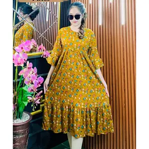 QUEENIRA_Daster tangan 3/4 Rayon premium