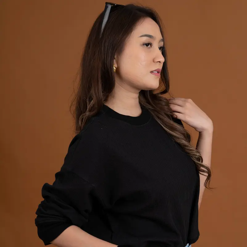 Veminimous Basic Sweater Crop Vilo - Sweatshirt Crewneck 3