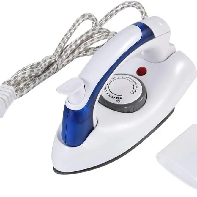 Mini Steam Iron, 700 W Foldable Travel Iron with Variable Temperature Control, Portable Hand Steam
