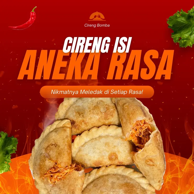Cireng Bomba : Lezat Gurih dan Pedas [FROZEN FOOD] gorengan frozen 0