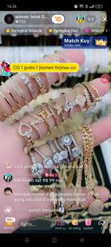 Product Review of Kalung simpel plus liontin mata bulat full from k**p 1