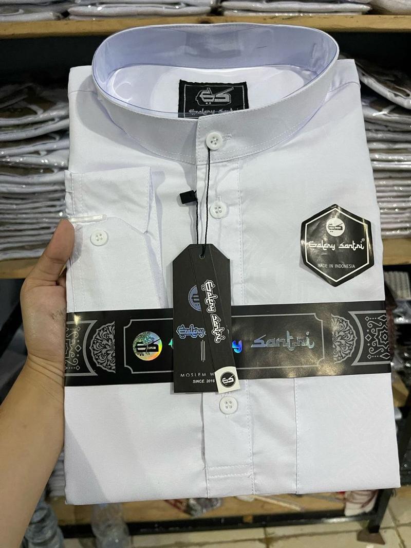 Product Introduction of Galery Santri Baju Kemko Sultan Melayu Bahan Spun Embos Premium Motif Polos Lengan Panjang Model Terbaru 33