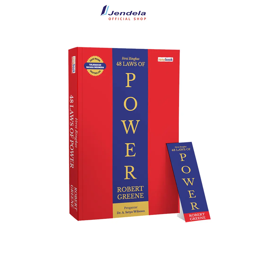 Buku The 48 Laws of Power Hukum Kekuasaan Versi Ringkas - Robert Greene Reneturos