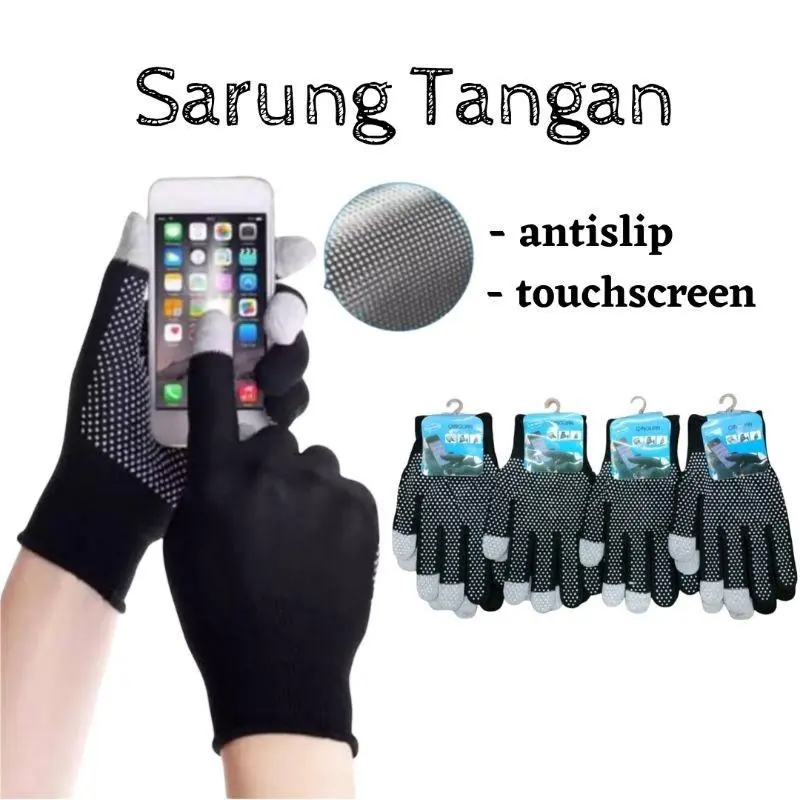 Sarung Tangan Motor 2 Jari Terbuka Anti Ribet untuk Remaja dan Dewasa - Gloves