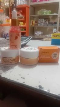 Product Review of cream glowing bpom  siang malam sabun dan serum from R**a a**s 0