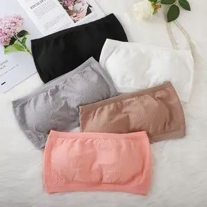 YEPPEO~BR1393 Bra Kemben Bralatte Bh Wanita Tanpa Tali Anti Slip Pakaian Dalam Fashion Korea Seamless Top