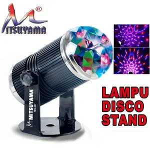 Lampu Disco Sensor Suara + Stand Mitsuyama MS-357 - Hemat Energi