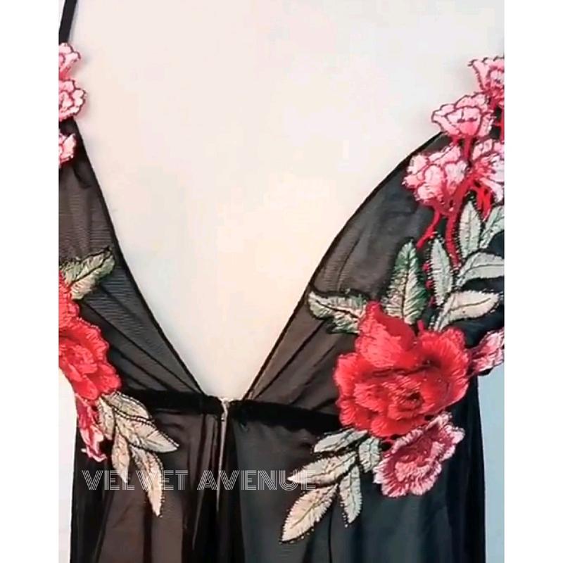 Velvet Avenue - Sexy Lingerie Dress 5116 Baju Tidur Lingeri Malam Wanita Seksi Cantik Hantaran Nikah 3