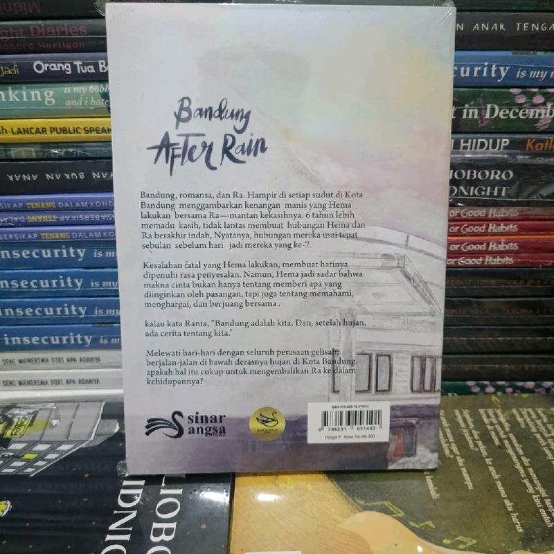 Paket Novel Bandung After Rain + Warung Bujang Bookpaper Kuning 3