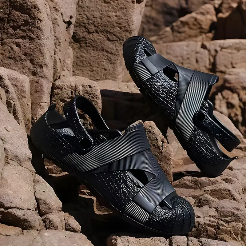 Sendal Slip On Clogs Premium Karet EVA Ukuran 36-44 untuk Pria dan Wanita/Sandal Sepatu Kets Olahraga Luar Ruangan/Sandal Cepat Kering 7