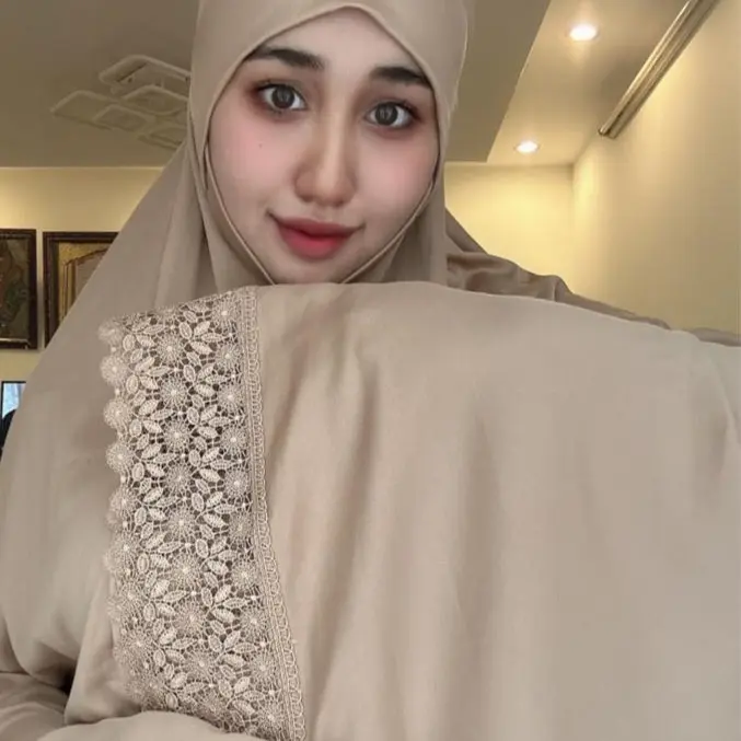 Telekung zura soft owning lace aisyah