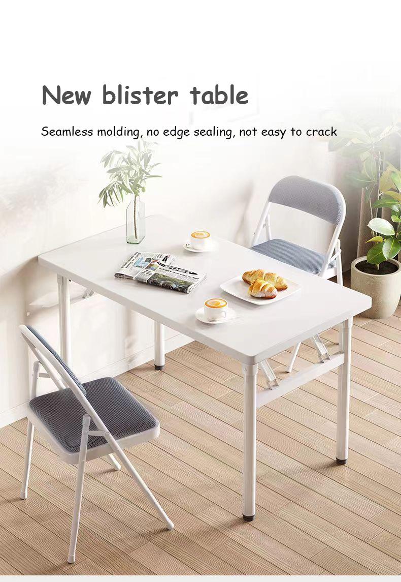 Product Introduction of [SG Stock] Foldable Dining Table 80*50*75cm No Installation Required Folding Table Study Table 19