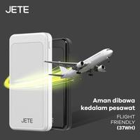 Gambar JETE Powerbank Fast Charging C8 10000mAh Power Bank Portable Dual USB Port Output Input Type C - Black dari JETE Indonesia Yogyakarta Kota Administrasi Jakarta Pusat 3 Tokopedia