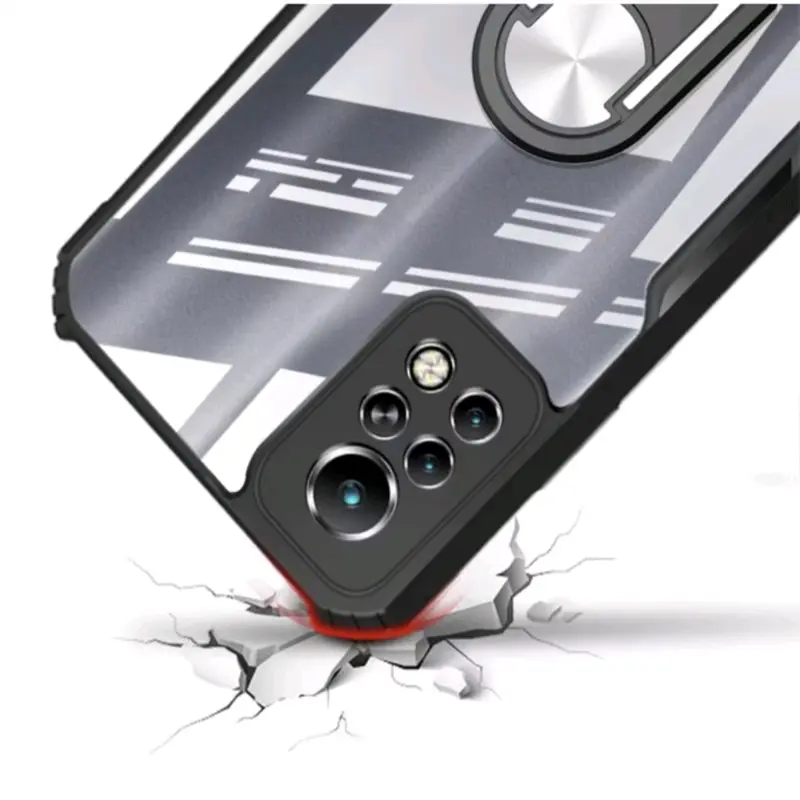 M/C Case For Tecno Spark 20 Pro+ Shockproof Premium Acrylic Transparant 7