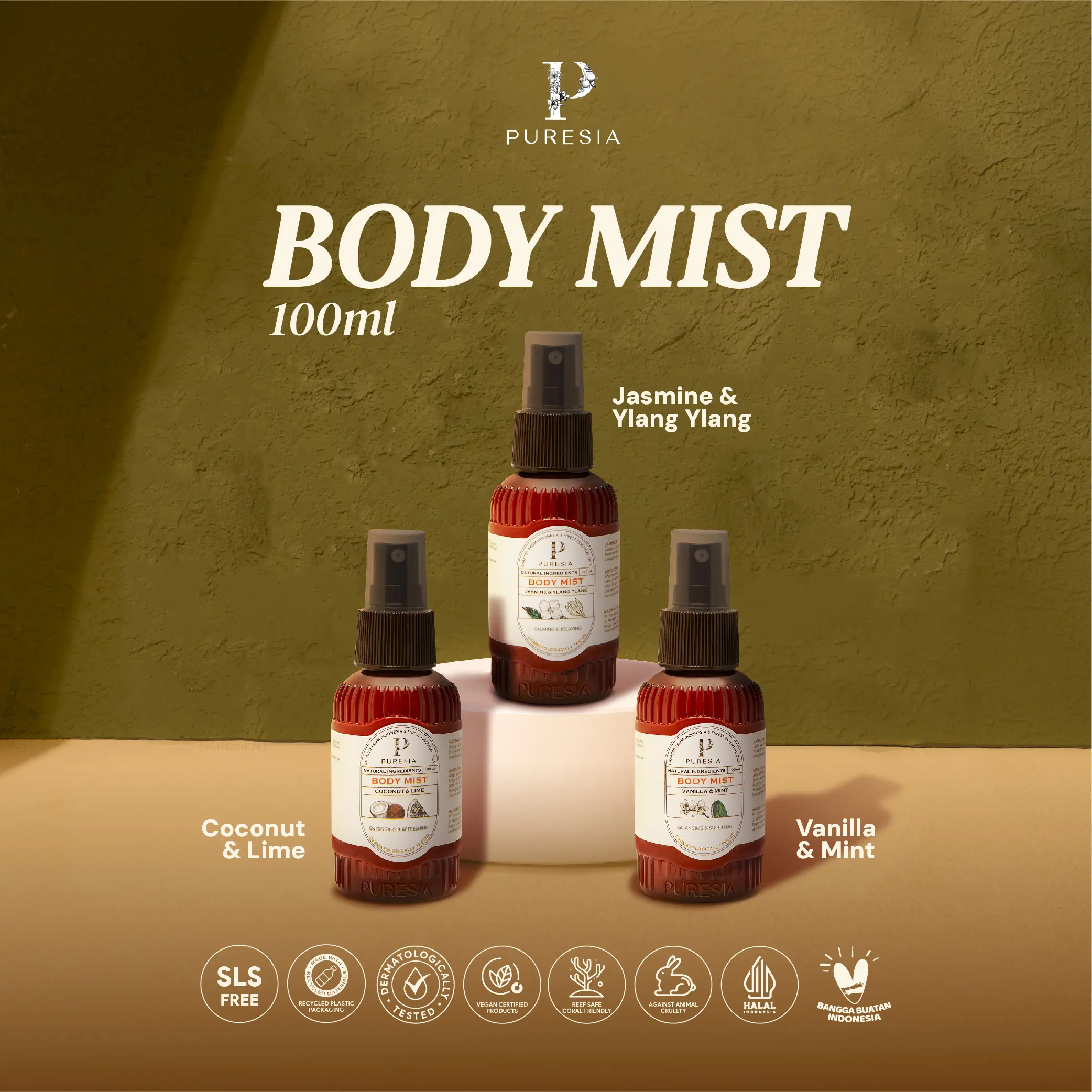 Puresia Natural Body Mist 100 ml