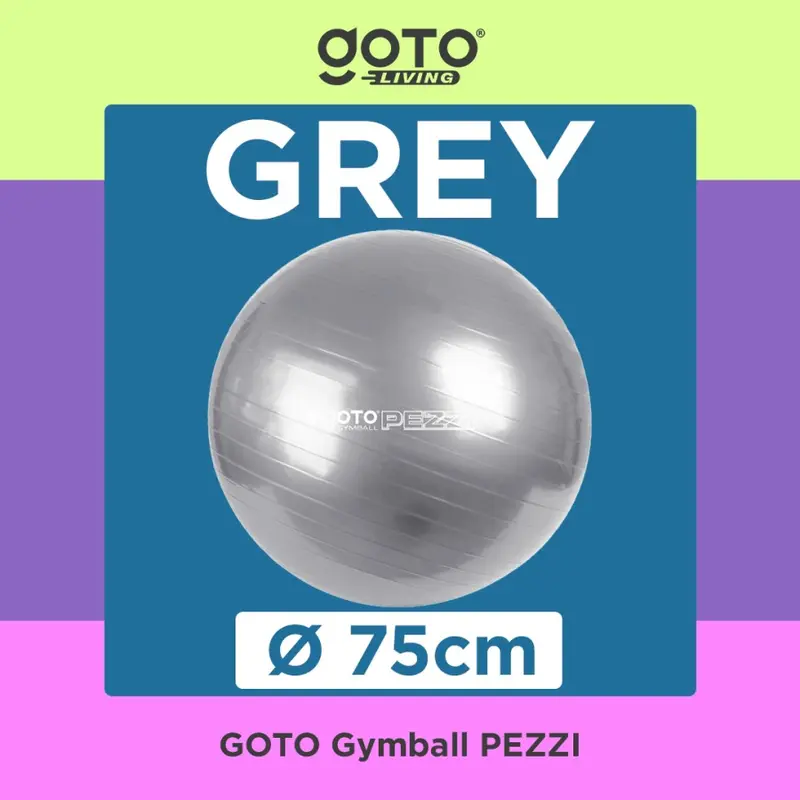Goto [COD] Pezzi Gym Ball Bola Yoga Ibu Hamil Senam Olahraga Pilates Fitness 8