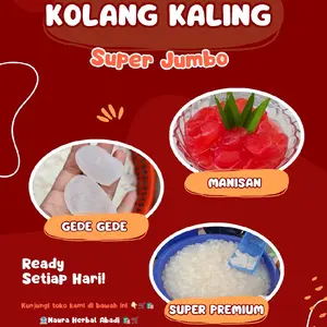 1 kg Kolang Kaling Super  Segar Putih Bersih Kenyal Cocok untuk Es Campur dan Manisan Gede Gede Ready Setiap Harinya