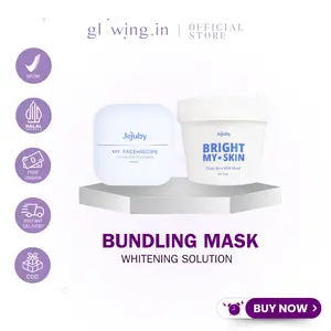 [BUNDLING MASKER] Gluta Rice Milk Mask 1Pcs & Gluta Rice Clay Mask 1Pcs Jejuby
