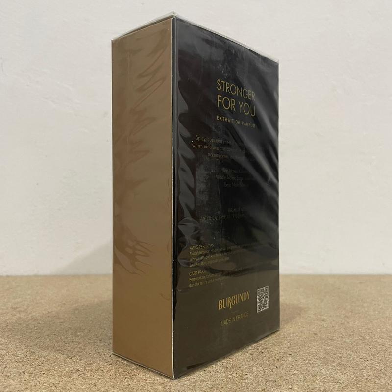 Parfum Pria Burgundy Stronger For You Extrait De Parfum 100ml for Men 4