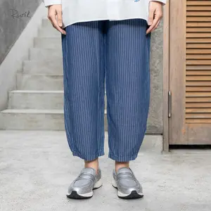 Rurik Kamir Pants Jeans  Celana  wanita Denim Panjang Baggy Retro Loose Pendek