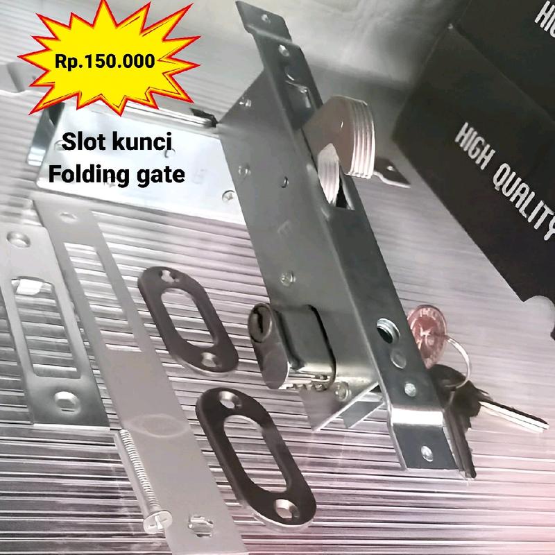 Folding gate rolling door pintu pengaman ruko/kios garasi pintu harmonika custom sesuai ukuran sliding Besi pintu garasi mobil pintu gerbang 5