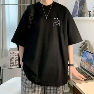 KAOS OVERSIZE ( S - XXXXXXXL ) BIGSIZE, KAOS MODEL KOREA, BAHAN COTTON COMBAD24s, JUMBO ready, T-SHIRT, PRIA, WANITA Katun Keren Distro Nyaman Combed Pendek Muda Tulisan Abu