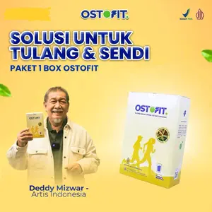 Ostofit Susu Herbal 200 gram Menyembuhkan Nyeri Sendi Asam Urat Pengapuran Reumatik Tulang Keropos Osteoporosis