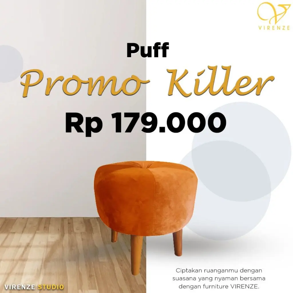 Puff Stool Murah Virenze Solo Jateng Semarang Salatiga Jatim Ngawi Magetan Jogja dan sekitarnya