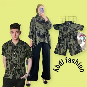 couple keluarga (PAKET BUNDLING MURAH) baju couple / baju sarimbit keluarga / kemeja couple keluarga / ayah ibu anak couple Oversize Pasangan dan anak