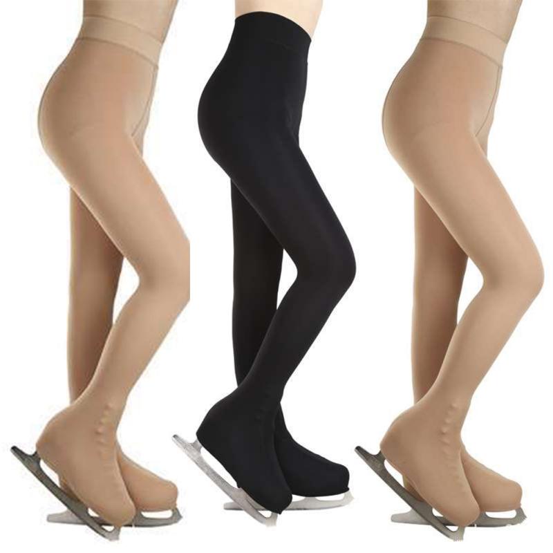 Product Introduction of Solid Color Kids Figure Skating Pantyhose for Girl Stretchy Comfortable Gymnastic Teen Skating Pants Socks Children Tights Fitness Legging 8