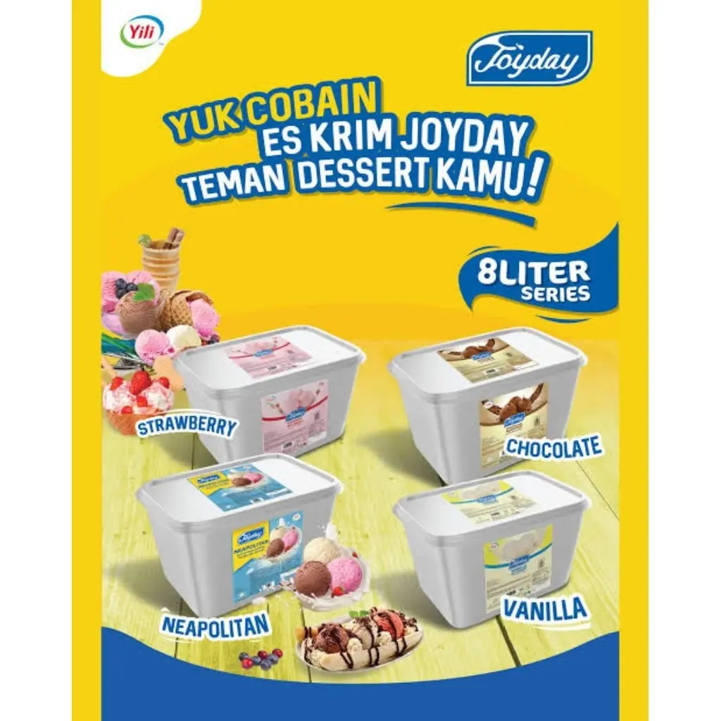 Joyday Ice Cream Ukuran 8 Liter