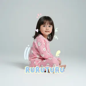 Piyama tencel anak anak 2-12 tahun ( panjang 7/8 )