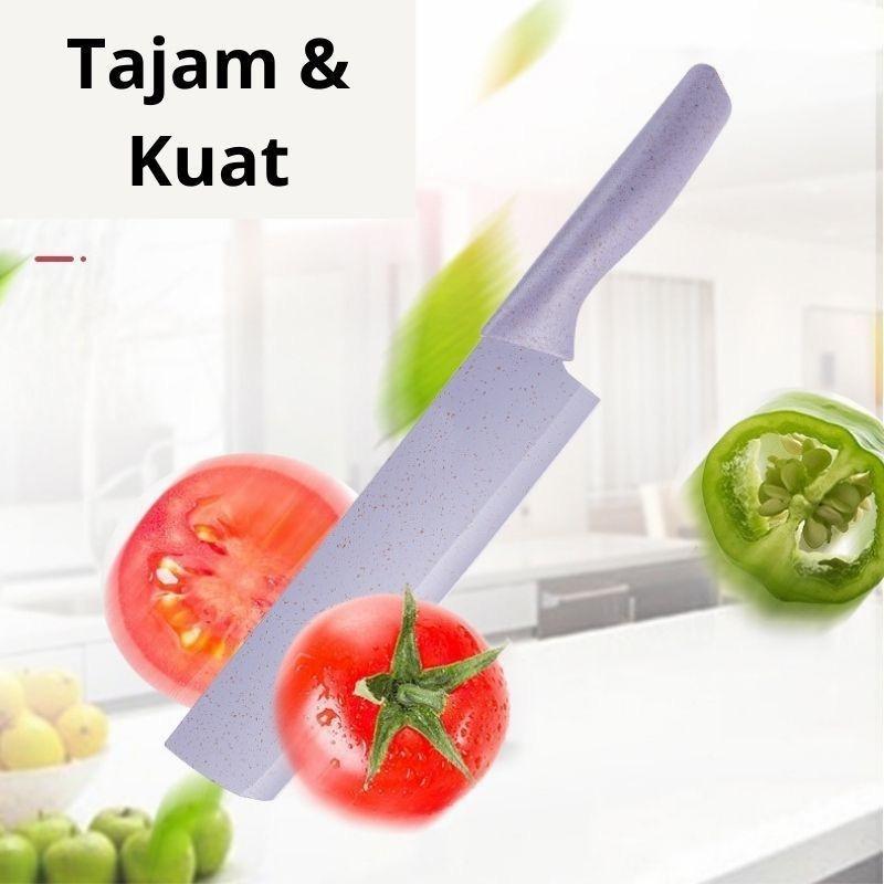 Pisau Jerami Gandum Multifungsi - Pisau Set 6in1 - Kitchen Snife Stainless Gandum 6