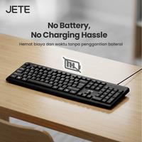 Gambar Keyboard Mouse Combo JETE MK101 Keyboard Mouse Kabel 1200 DPI Wired USB Keyboard Mouse Kantor PC Laptop Komputer Windows Garansi Resmi dari Doran Gadget Official Kota Administrasi Jakarta Pusat 3 Tokopedia