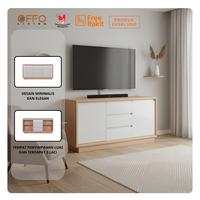 Gambar Offo Living - Rak Tv Elegan - Furniture Minimalis Meja TV Arden Ukuran 160 Cm - Meja TV 55 Inch dari Offo Living Furniture Kab. Bogor 2 Tokopedia